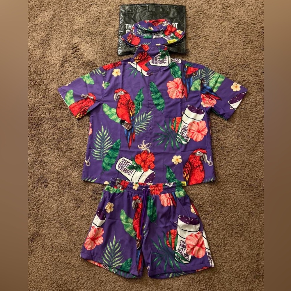 That’s a awful lot of cough syrup Hawaiian set